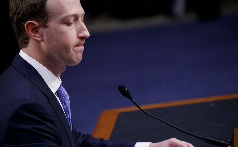 Mark Zuckerberg zapytany o to, czy Facebook jest monopolistą, odparł: "Nie sądzę"