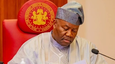 President of the Senate, Godswill Akpabio. [Twitter: Godswill Akpabio]