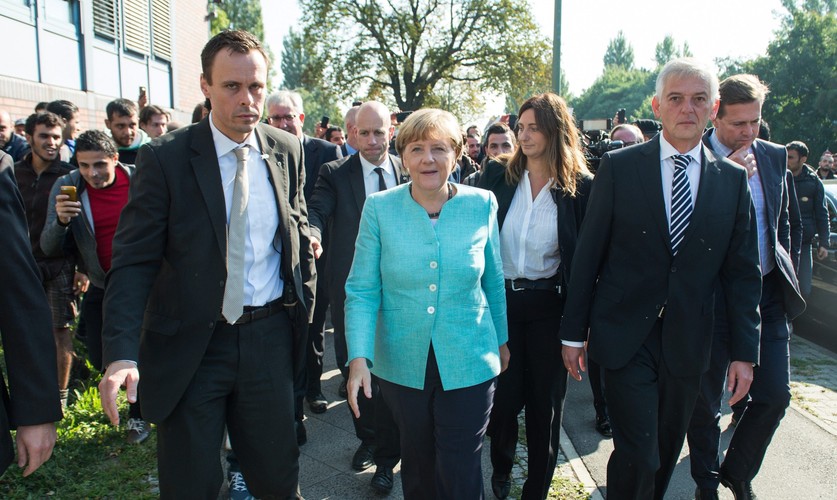 Angela Merkel odwiedziła uchodźców