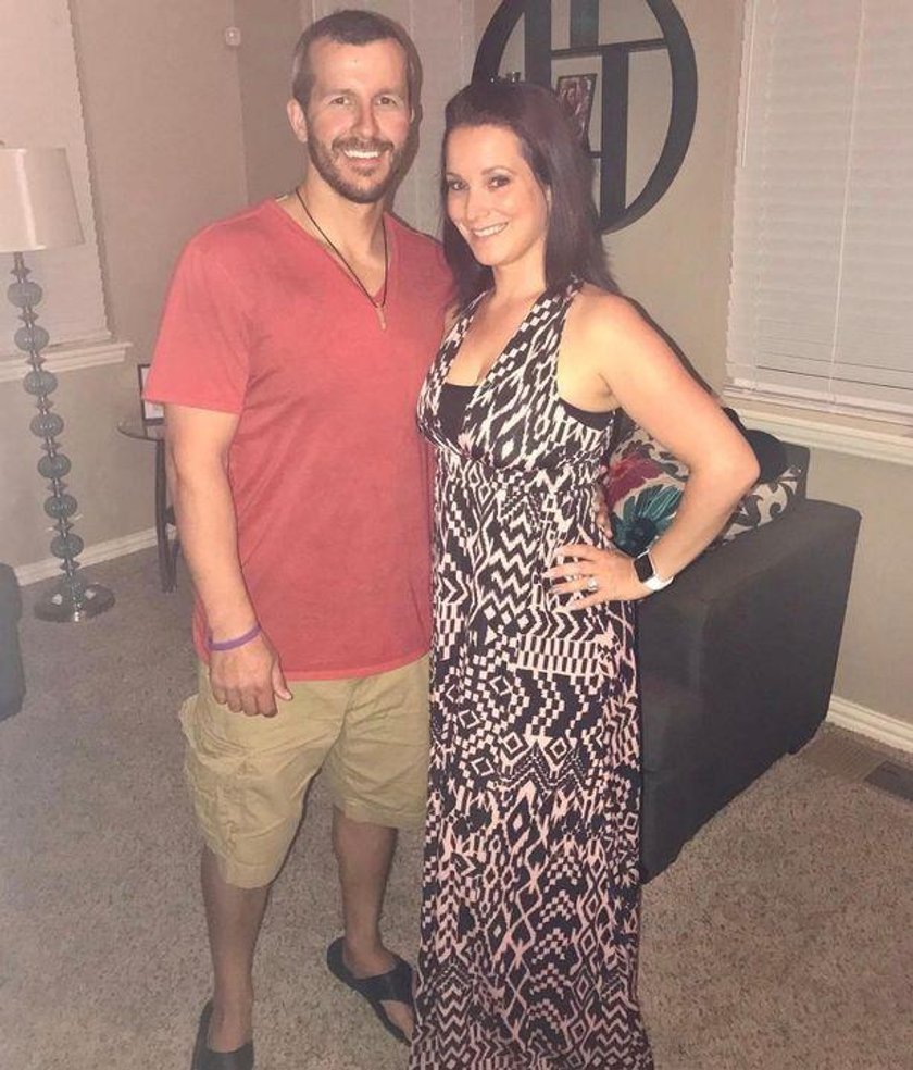 Christopher Watts z zamordowaną żoną  Shanann