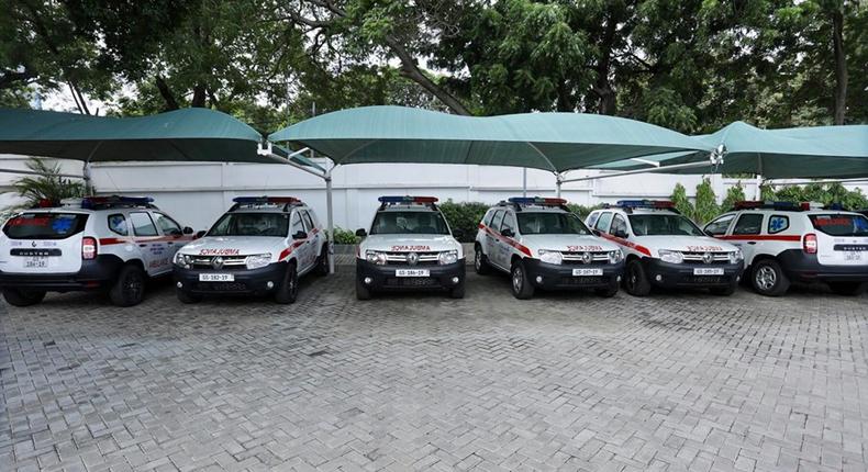 First Lady donates ambulances to 6 hospitals