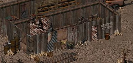 Screen z gry "Fallout 2"