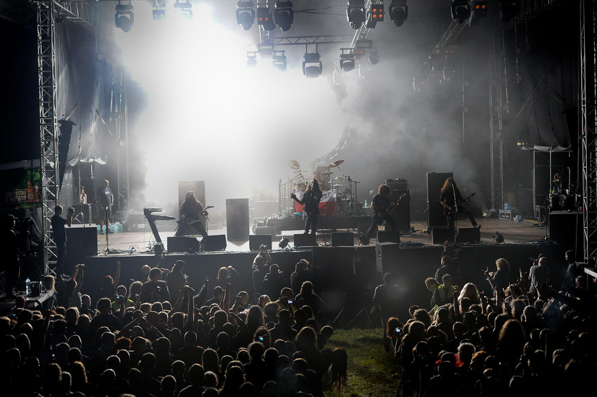 Moonspell na Seven Festival (fot. Artur Rawicz / Onet.pl)