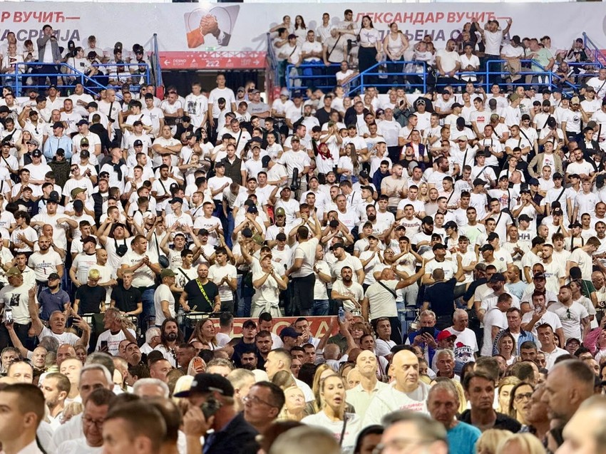Skup SNS u Beogradskoj areni