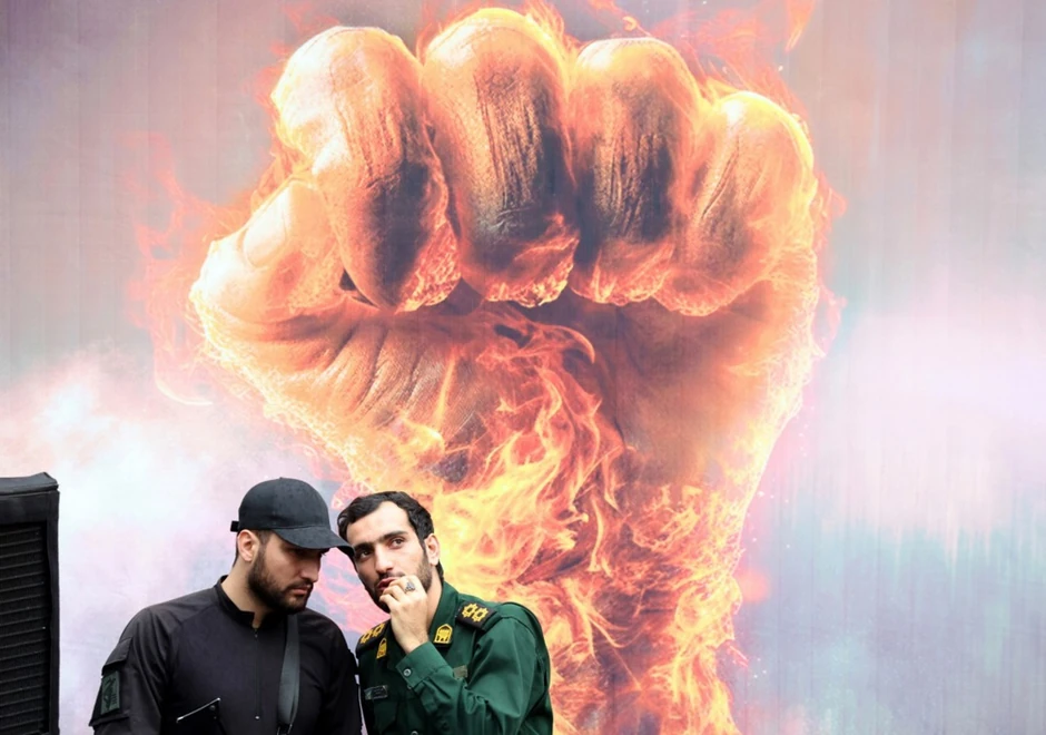 Pripadnici Iranske revolucionarne garde (IRGC) u Teheranu 3. novembra 2024.