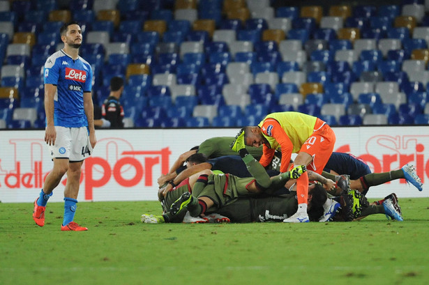 Liga włoska: Po raz pierwszy od ponad 10 lat Cagliari wygrało z Napoli [WIDEO]