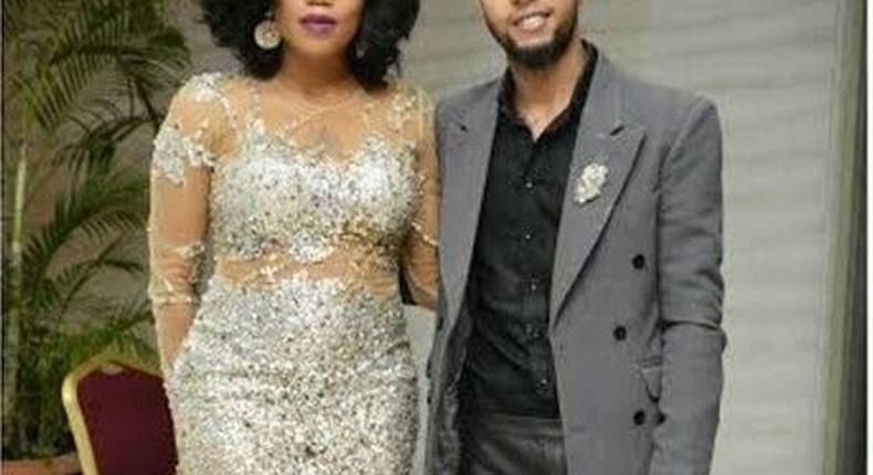 Toyin Lawani and Lord Trigg at the Headies