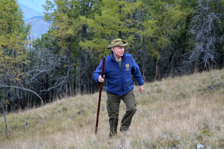 Putin u sibirskim tajgama krajem 2019.