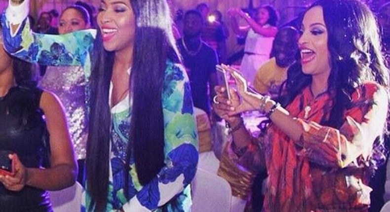 Lilian Esoro, Freda Francis at Iyanya's 'Applaudise' Album launch 