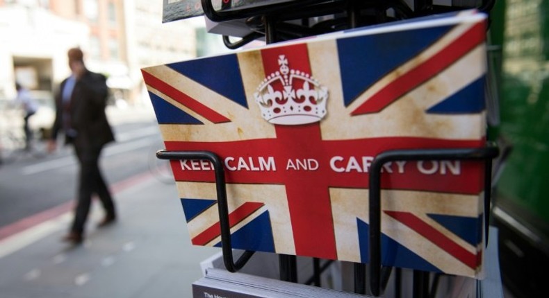 The World War II British slogan Keep Calm and Carry On have become a byword for British stoicism