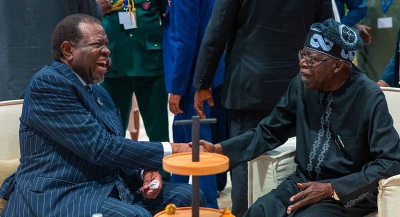 Tinubu mourns Namibia’s President Geingob