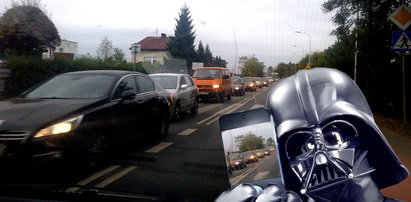 Selfie w korku. Modny sposób na protest