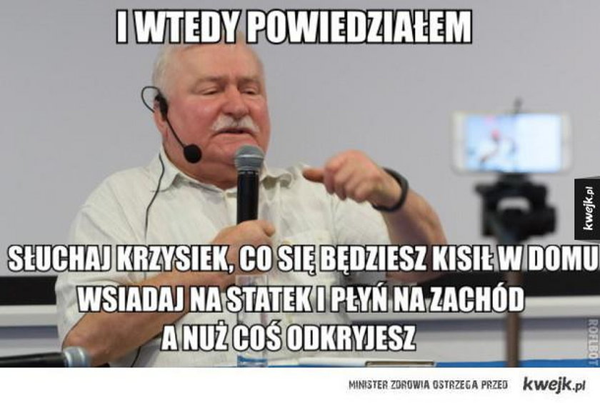 Wałęsa nowym królem memów