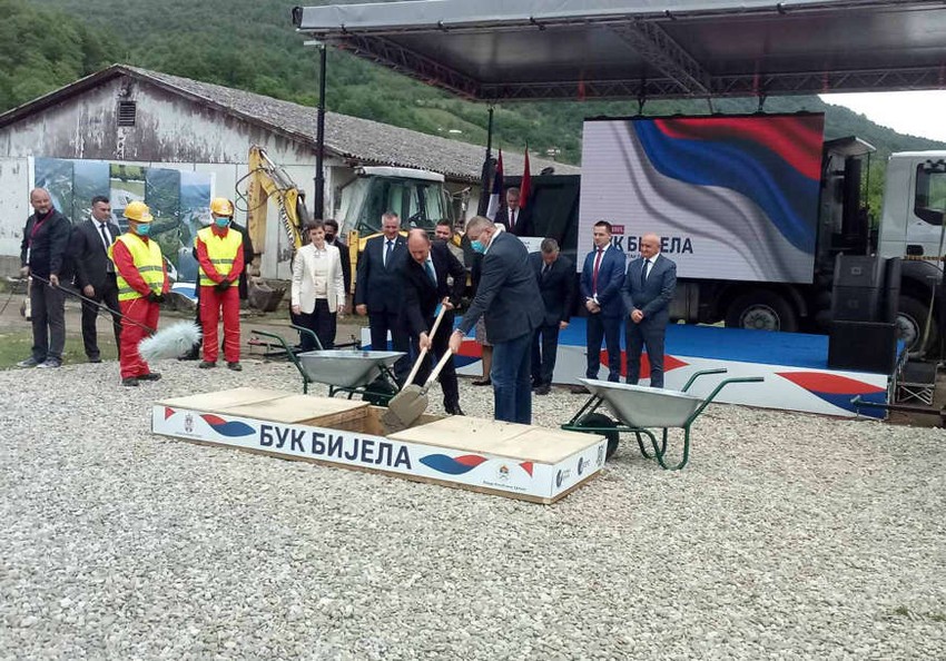 Kamen temeljac za "Buk Bijelu"