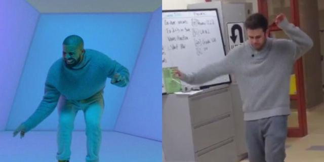 Maths Teacher goes viral after dancing to “Hotline Bling” for his students  | Pulse Ghana