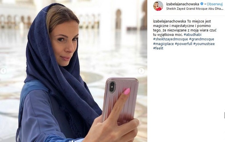 Izabela Janachowska w Dubaju