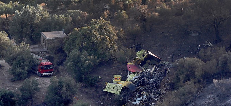 Grecja. Samolot gaśniczy rozbił się w trakcie akcji