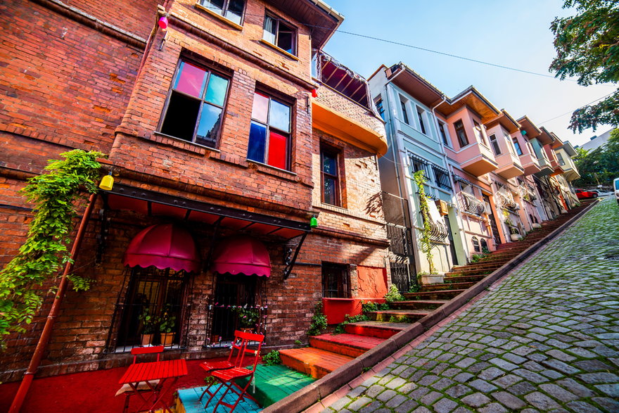 Ulice Fener i Balat w Stambule