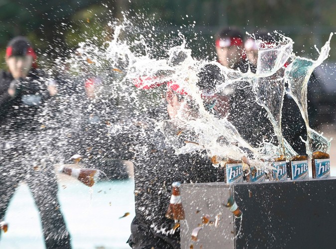 Południowokoreańscy policjanci przygotowują się do szczytu G20 w Seulu.