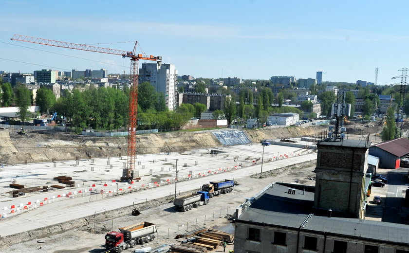 Kolejny etap budowy dworca Łódź Fabryczna