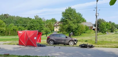 Koszmarny wypadek pod Lublinem. Małżeństwo seniorów zginęło na skuterze