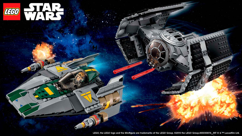 LEGO Star Wars TIE Fighter kontra Myśliwiec A-Wing
