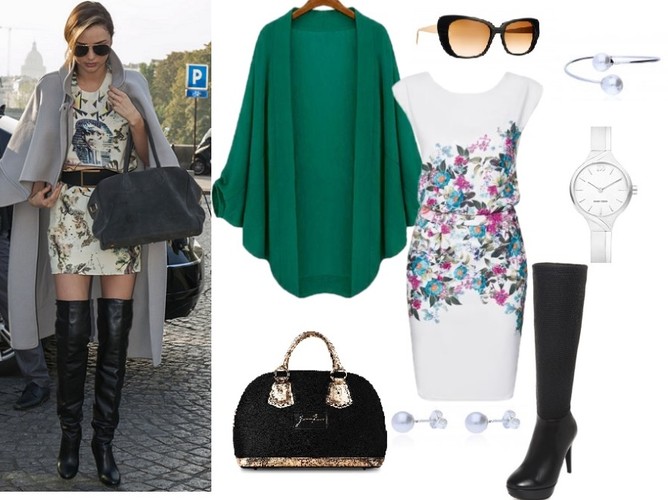 Modne kozaki w stylu gwiazd: Miranda Kerr