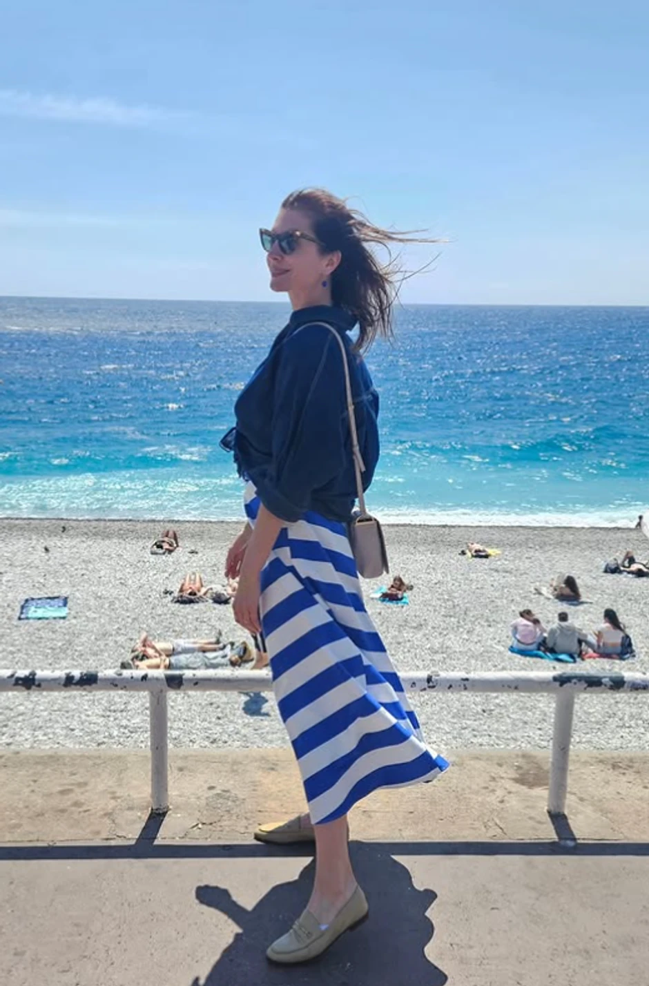 Adriana Čortan sa mužem u Francuskoj