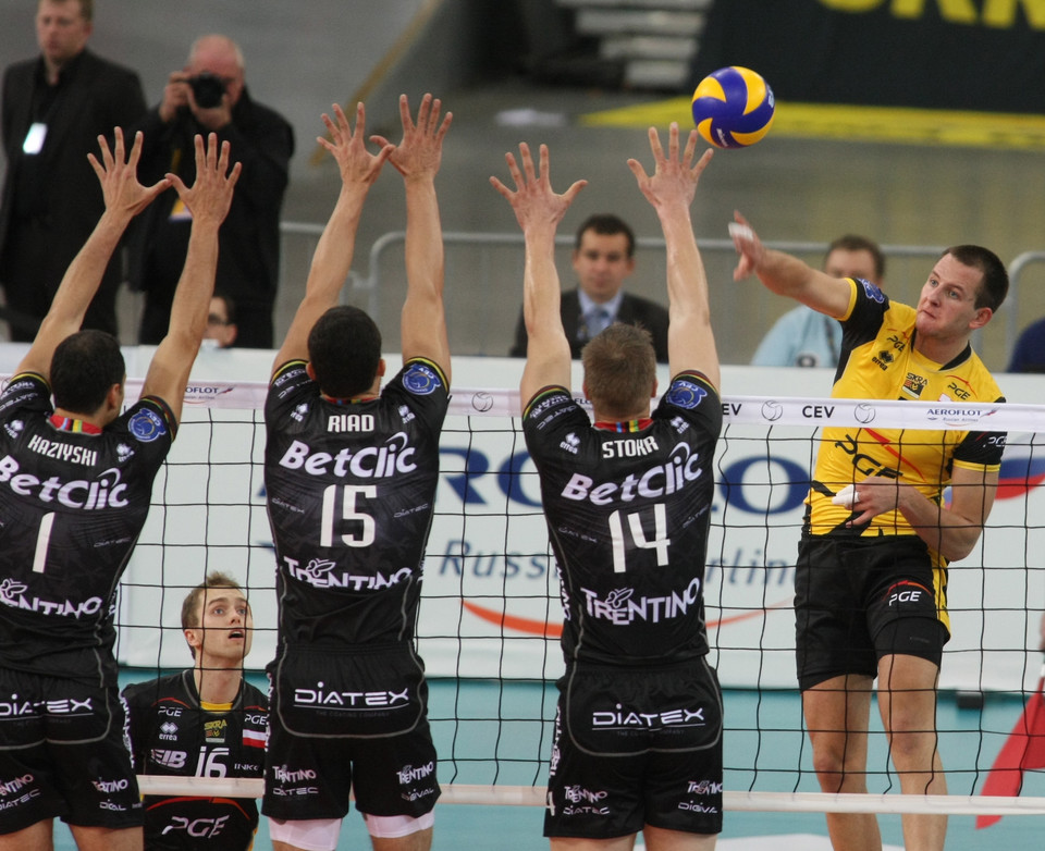 SIATKÓWKA LM PGE SKRA BEŁCHATÓW KONTRA TRENTINO BETCLICK