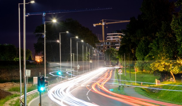 Bulevar vojvode Bojovića - novo osvetljenje