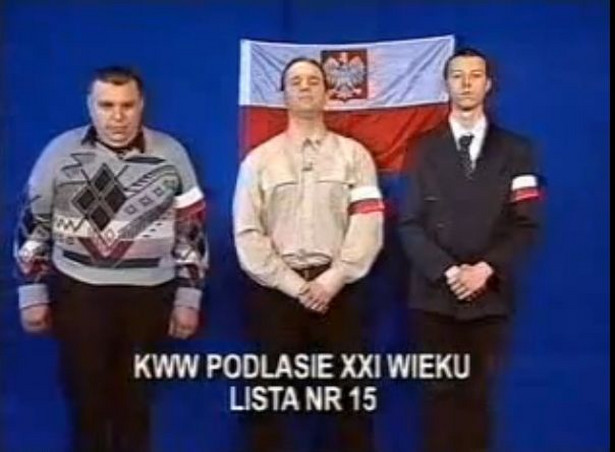 Zaatakował Miecugowa, wcześniej chciał do polityki. Razem z Kononowiczem. WIDEO