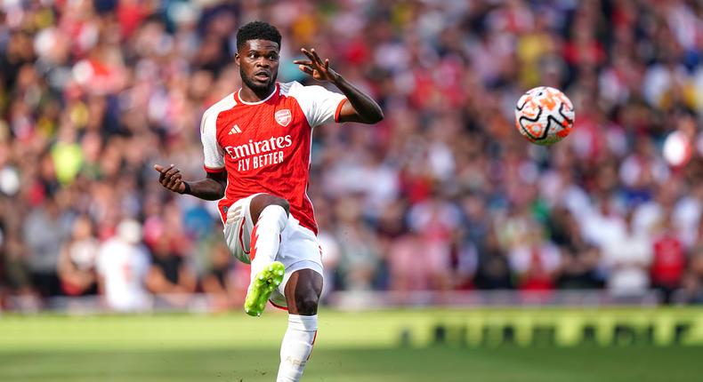 Partey makes UCL debut for Arsenal in dramatic 2-2 draw against Bayern Munich