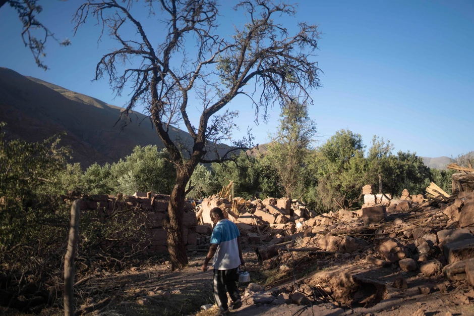 Potres u Maroku - selo Ižakak kod Marakeša