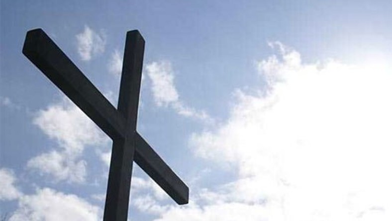 A huge cross