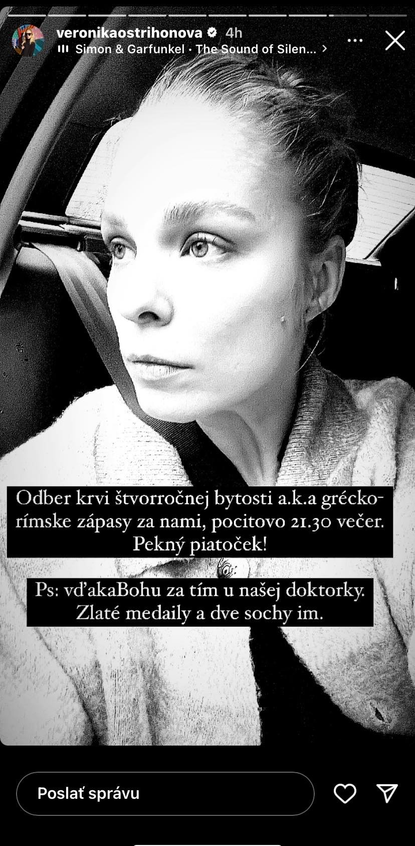 Veronika Cifrová Ostrihoňová mala ťažký piatok.
