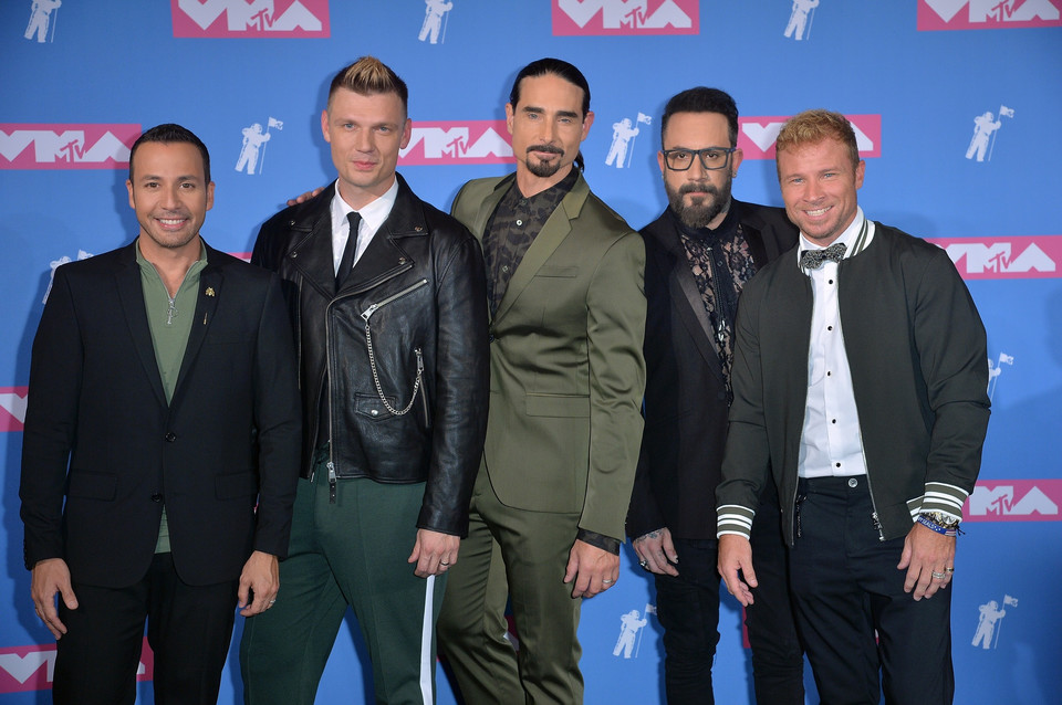 The Backstreet Boys podczas gali MTV 2018