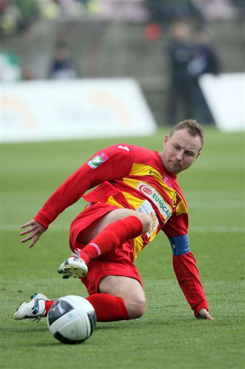 Tomasz Frankowski strzelił kolejnego gola dla Jagiellonii. Frankowskiemu idzie tak dobrze, że żal mu kończyć karierę