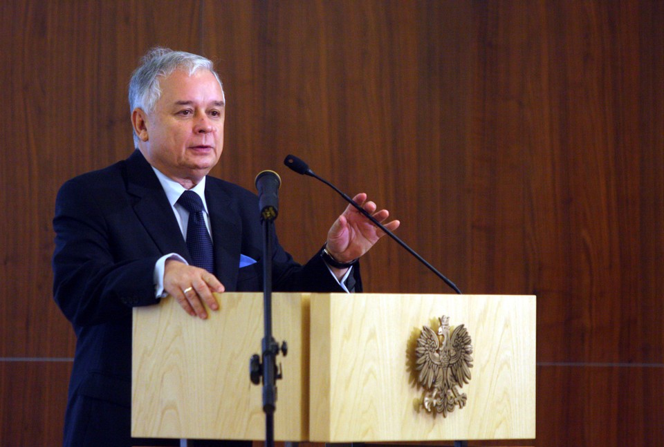 Lech Kaczyński w 2009 r.