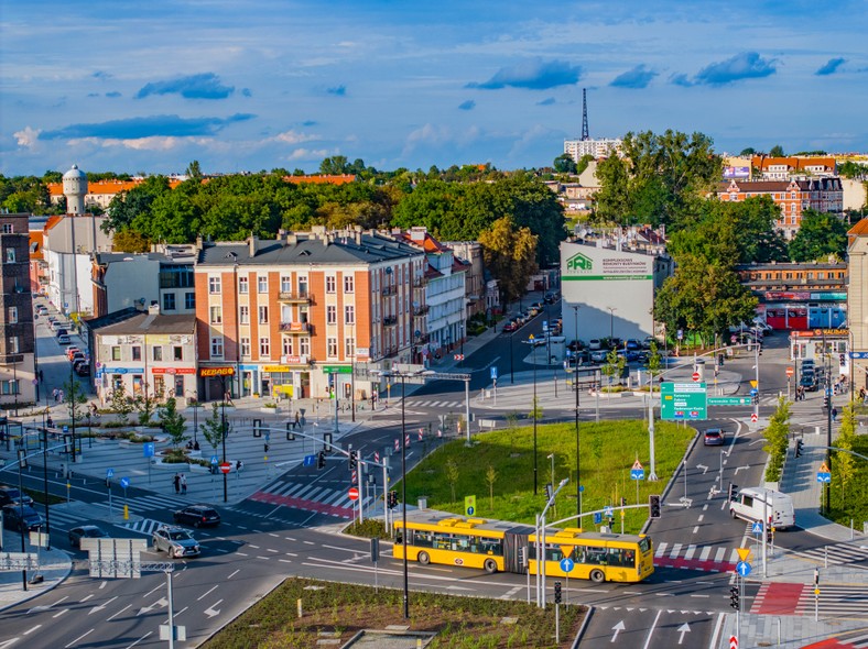 Nowe Centrum Gliwic plac Piastów