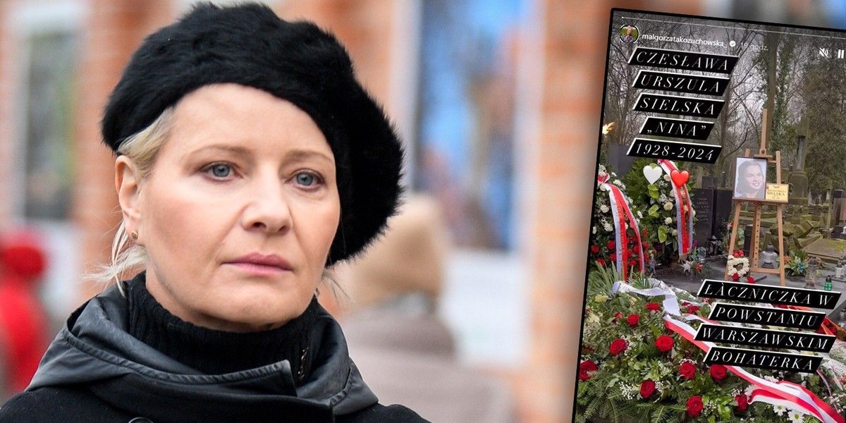 Małgorzata Kożuchowska pożegnała bliską osobę.