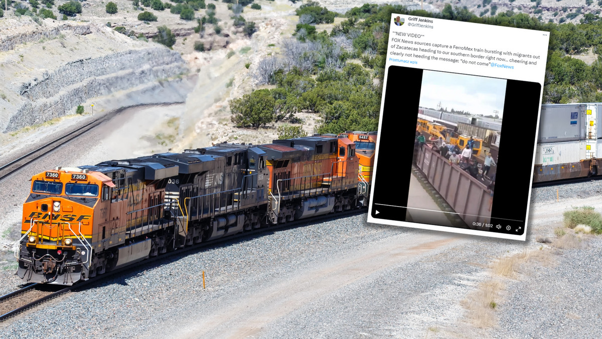 Meksyk zawiesił pociągi towarowe do USA. Dochodzi do śmiertelnych sytuacji