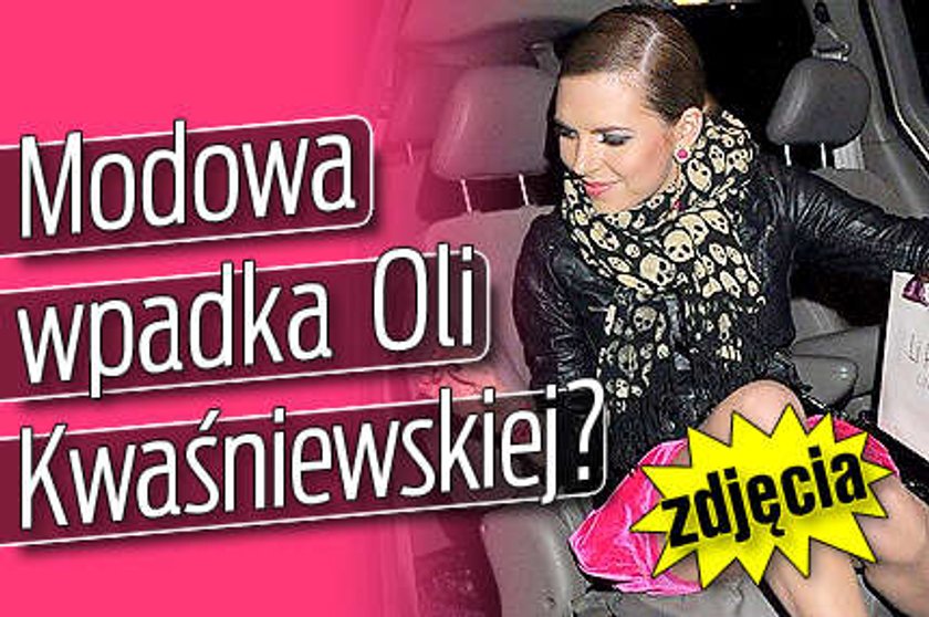 Modowa wpadka Oli Kwaśniewskiej?