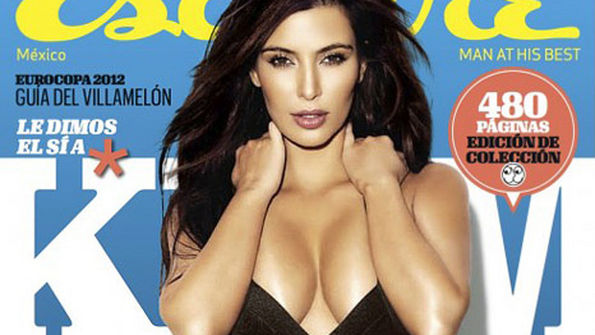 Trzeba przyznać, że piersi Kim Kardashian są naprawdę imponujące! Na najnowszej okładce magazynu Kim wysmarowana bronzerem pokazuje swoje wdzięki w obcisłym kostiumie!