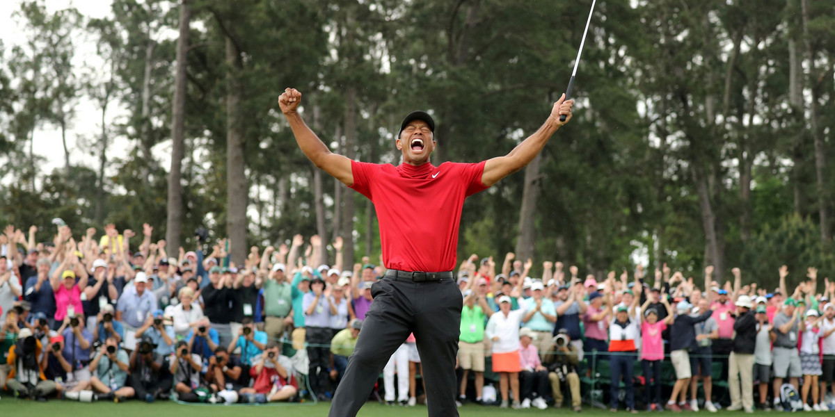 Tiger Woods (46 l.) ma się z czego cieszyć. Jest bogaczem, choć na polu golfowym zarobił tylko 10 procent swej fortuny