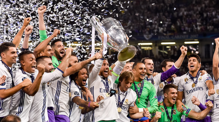 A Real Madrid
egymás után
kétszer nyert 
BL-t – óriási pénzzel jár a sorozat