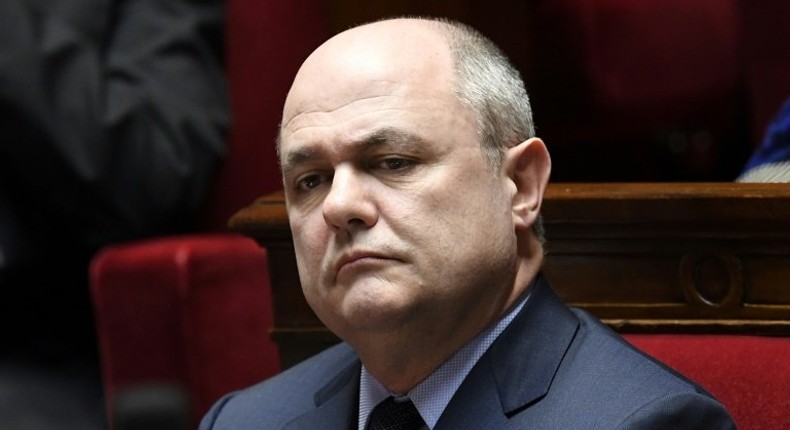 French Interior Minister Bruno Le Roux attending a 2016 parliamentary session at the National Assembly in Paris