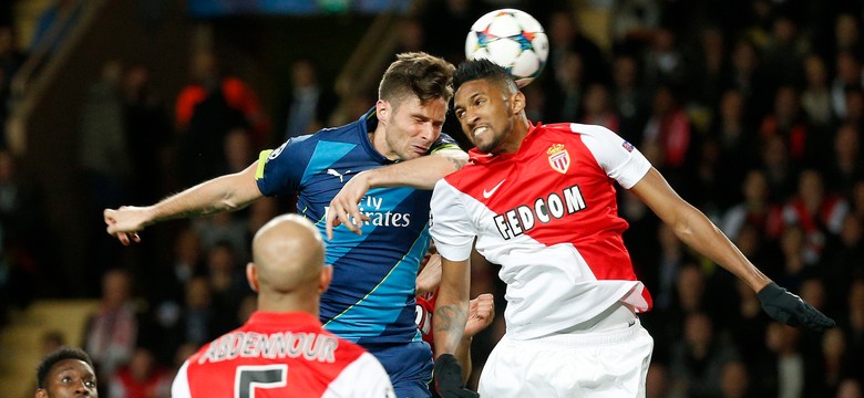 Liga Mistrzów: Arsenal wygrał, ale w ćwierćfinale zagra AS Monaco. WIDEO