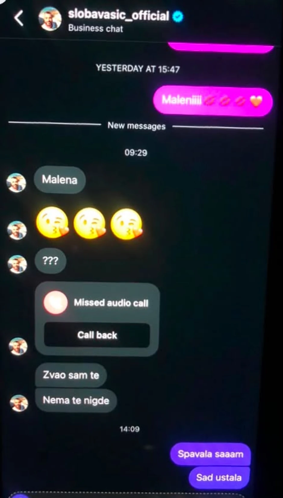 Sloba Vasić poziva devojku u stan