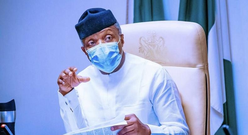 Vice President Yemi Osinbajo. [Twitter/@NGRPresident]