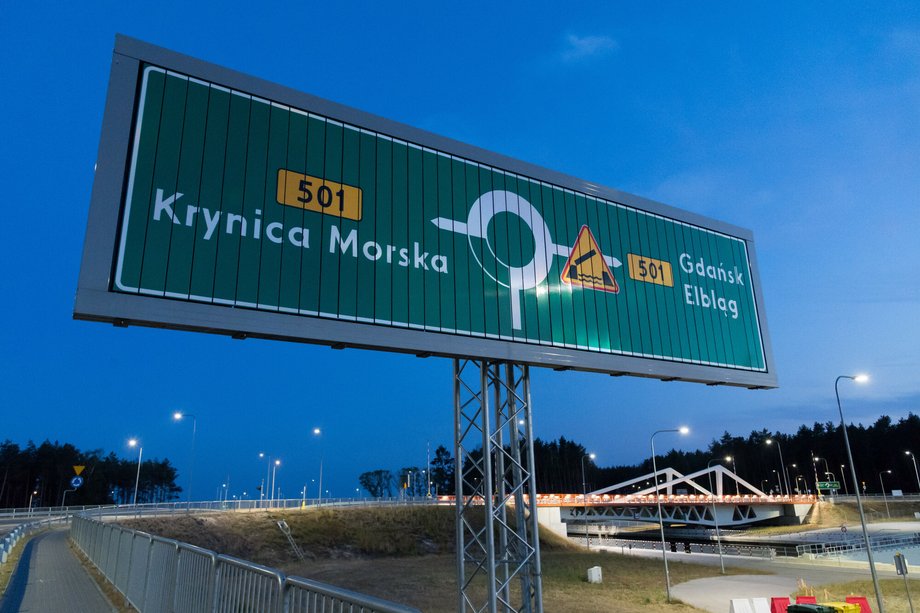 Do Krynicy Morskiej prowadzi tylko jedna droga